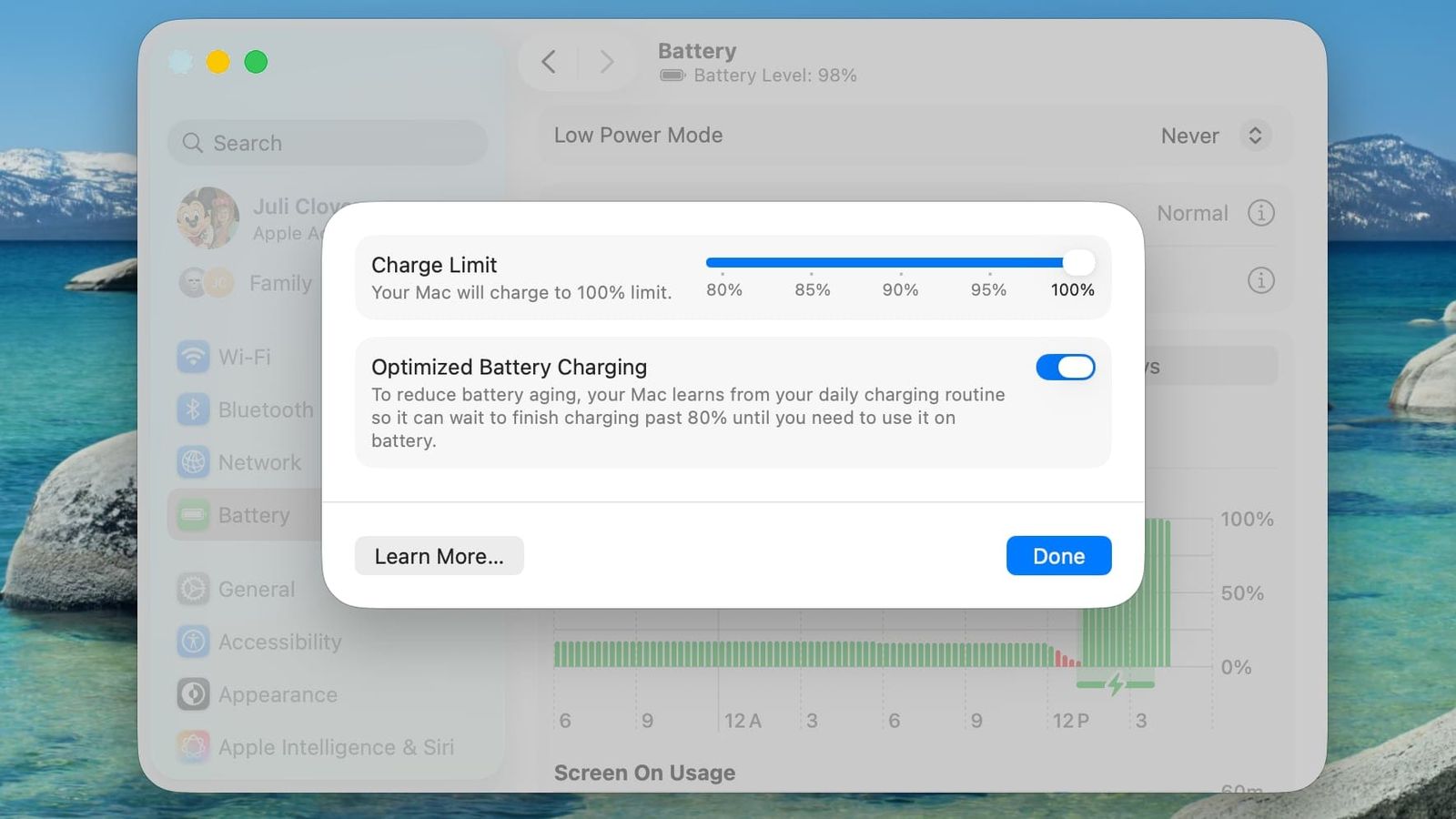 Sådan forlænger du MacBook-batteriets levetid med Apples nye opladningsgrænse Post feature image