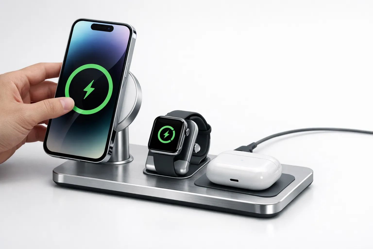 Anker Prime 3-i-1 MagSafe-lader: 25W til iPhone – og strøm til Watch og AirPods samtidig Post feature image