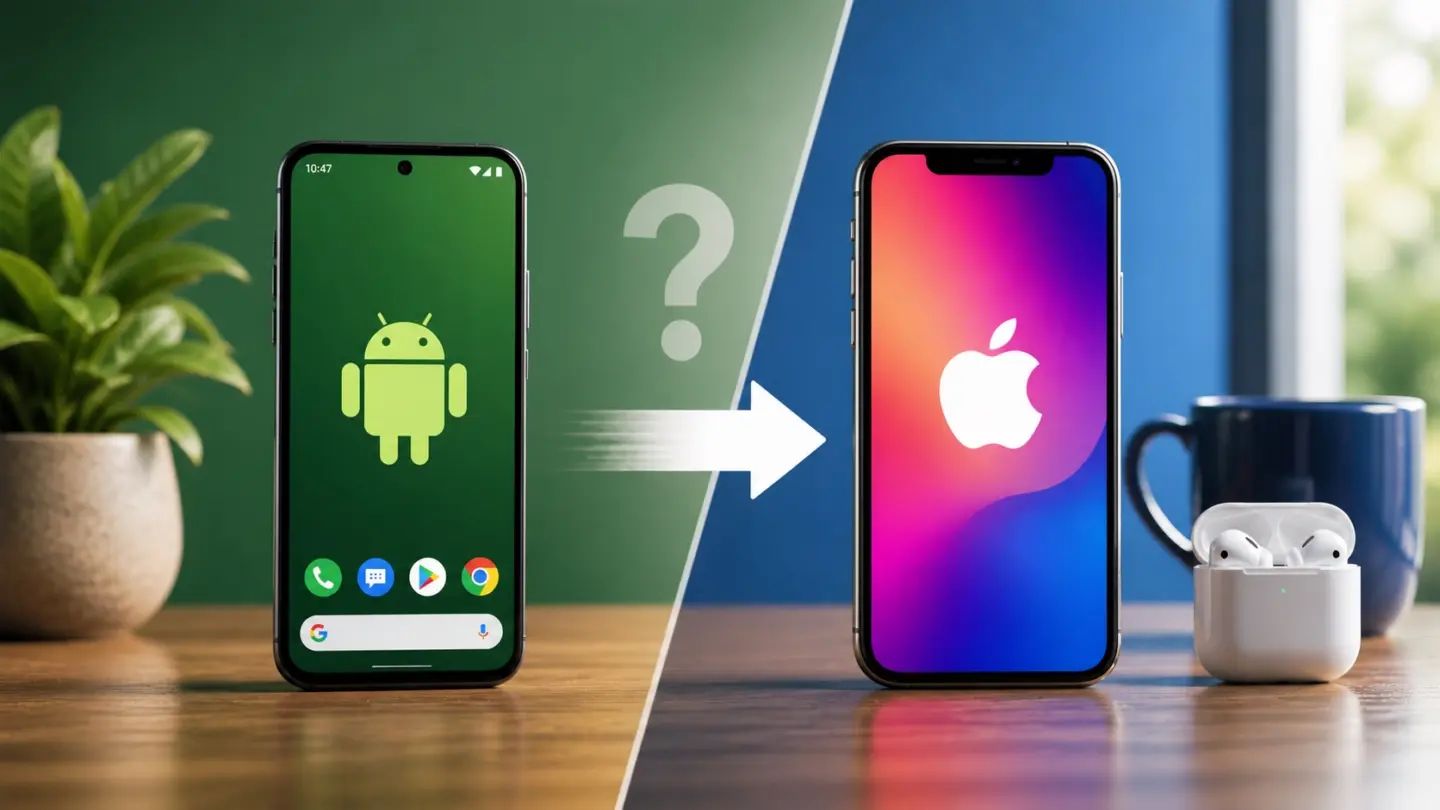 Skifter du fra Android til iPhone? 5 typiske benspænd – og sådan kommer du forbi dem Post feature image