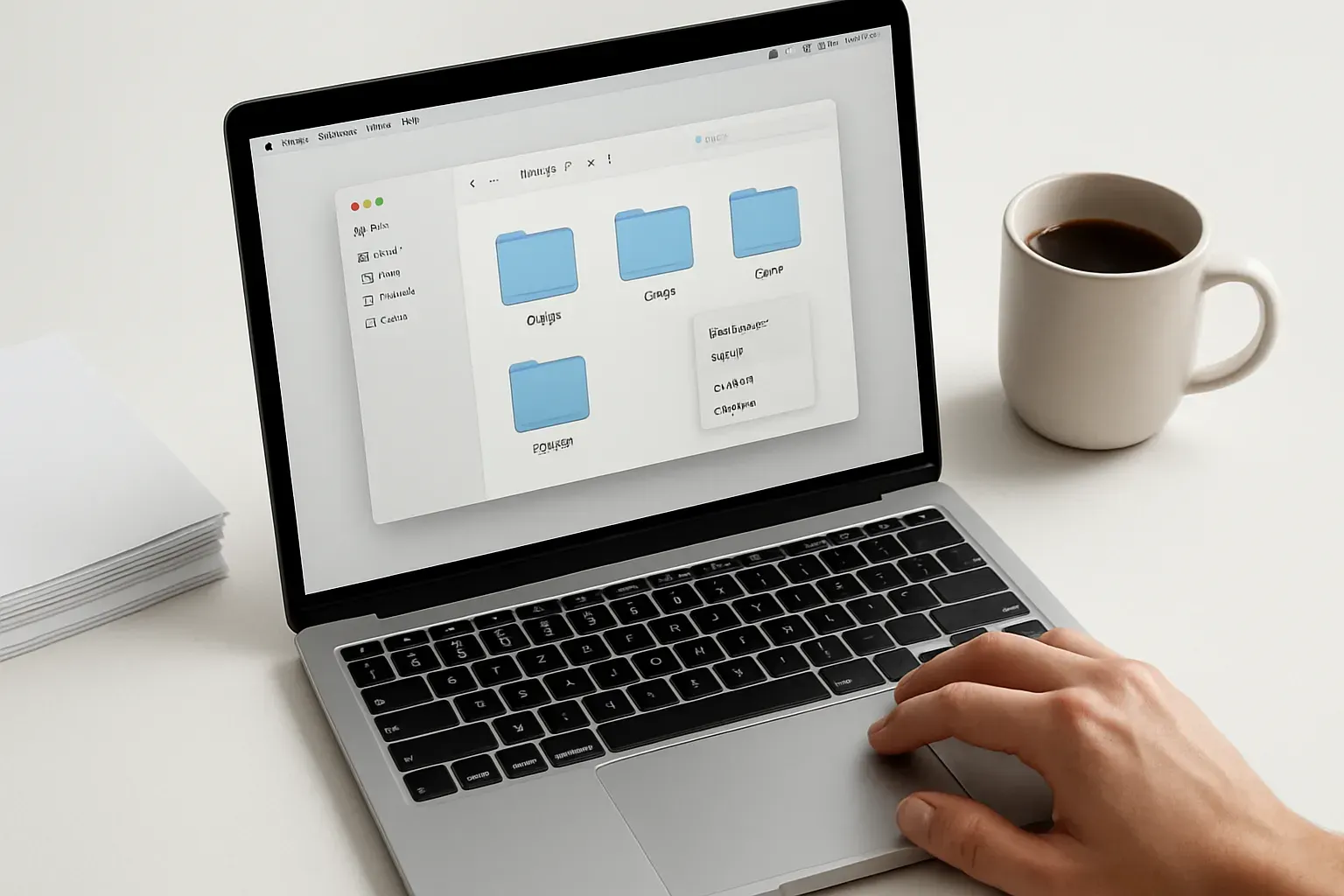 Sådan opretter du nye filer hurtigere på Mac med højreklik i Finder Artikelbillede
