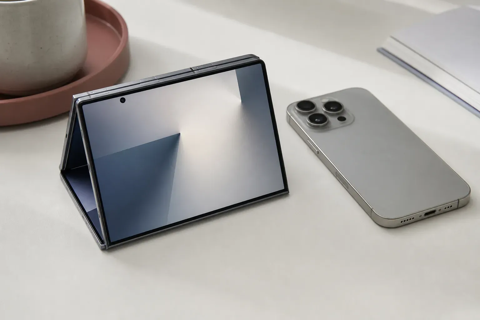 Samsung viser foldbar telefon, der ligner den kommende iPhone Fold Artikelbillede