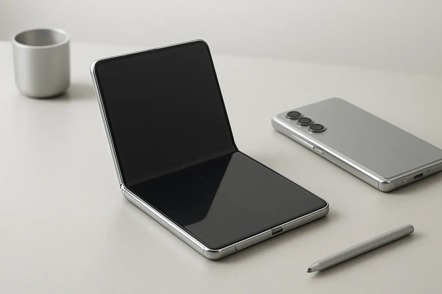 Samsung viser den første pejlende version af en mere usynlig foldbar iPhone-skærm Artikelbillede