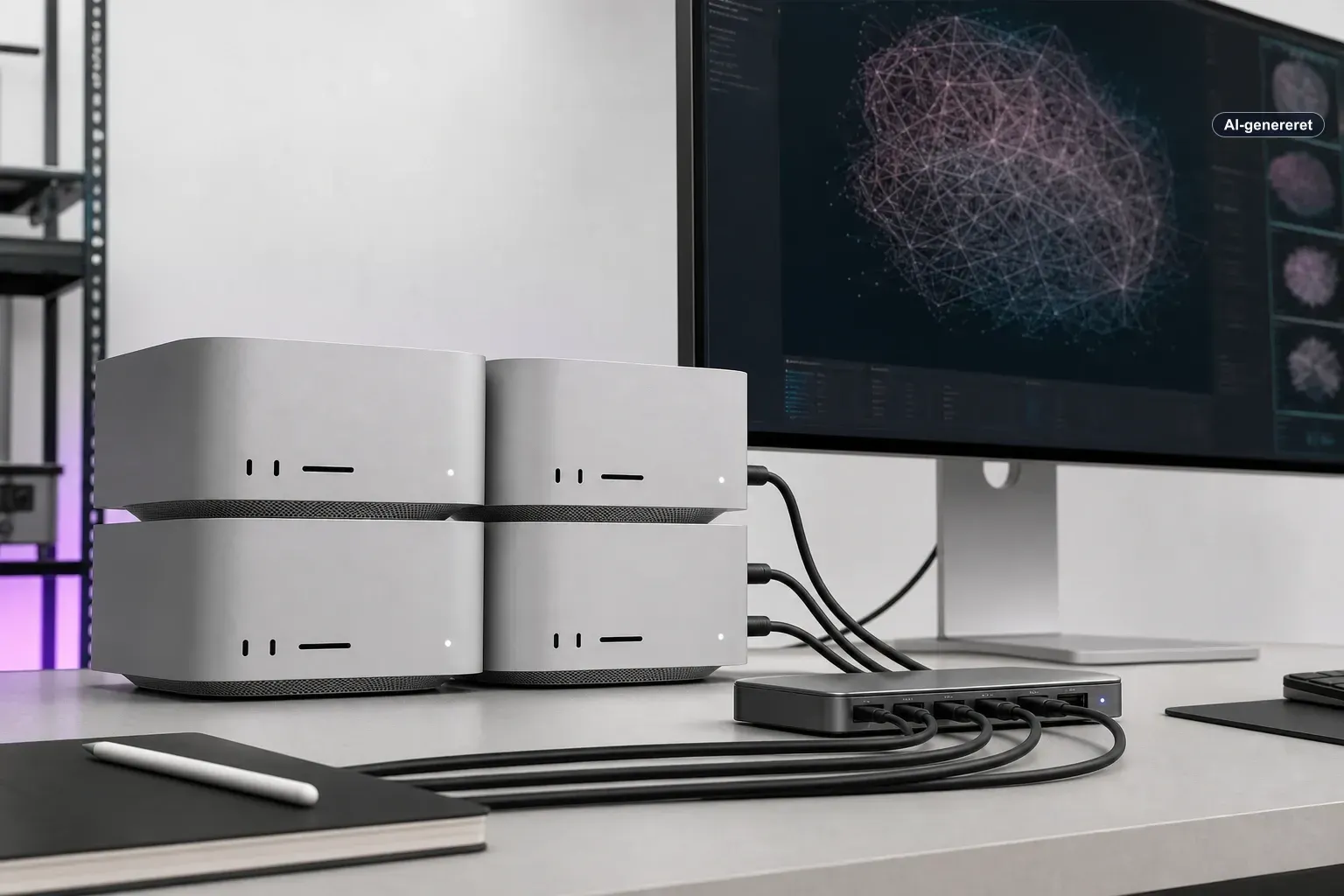 Mac Studio kan nu kobles sammen for markant hurtigere AI-kørsel Artikelbillede