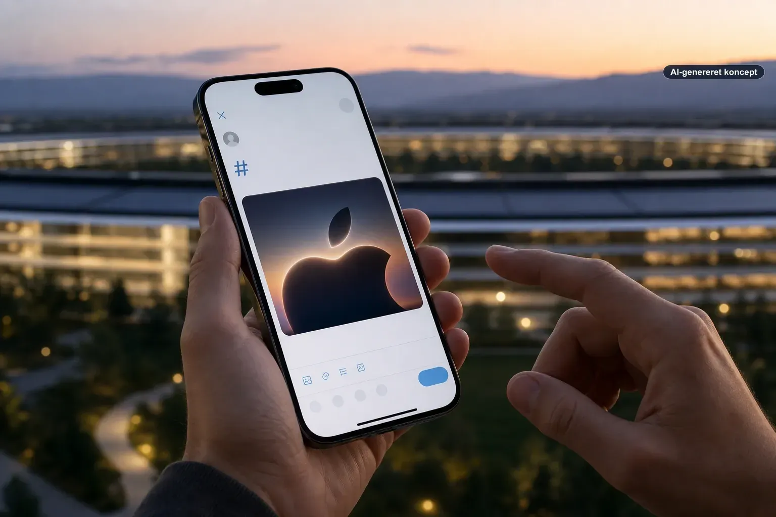 Apple’s “Surprise and shine” hashmoji er live på X Artikelbillede