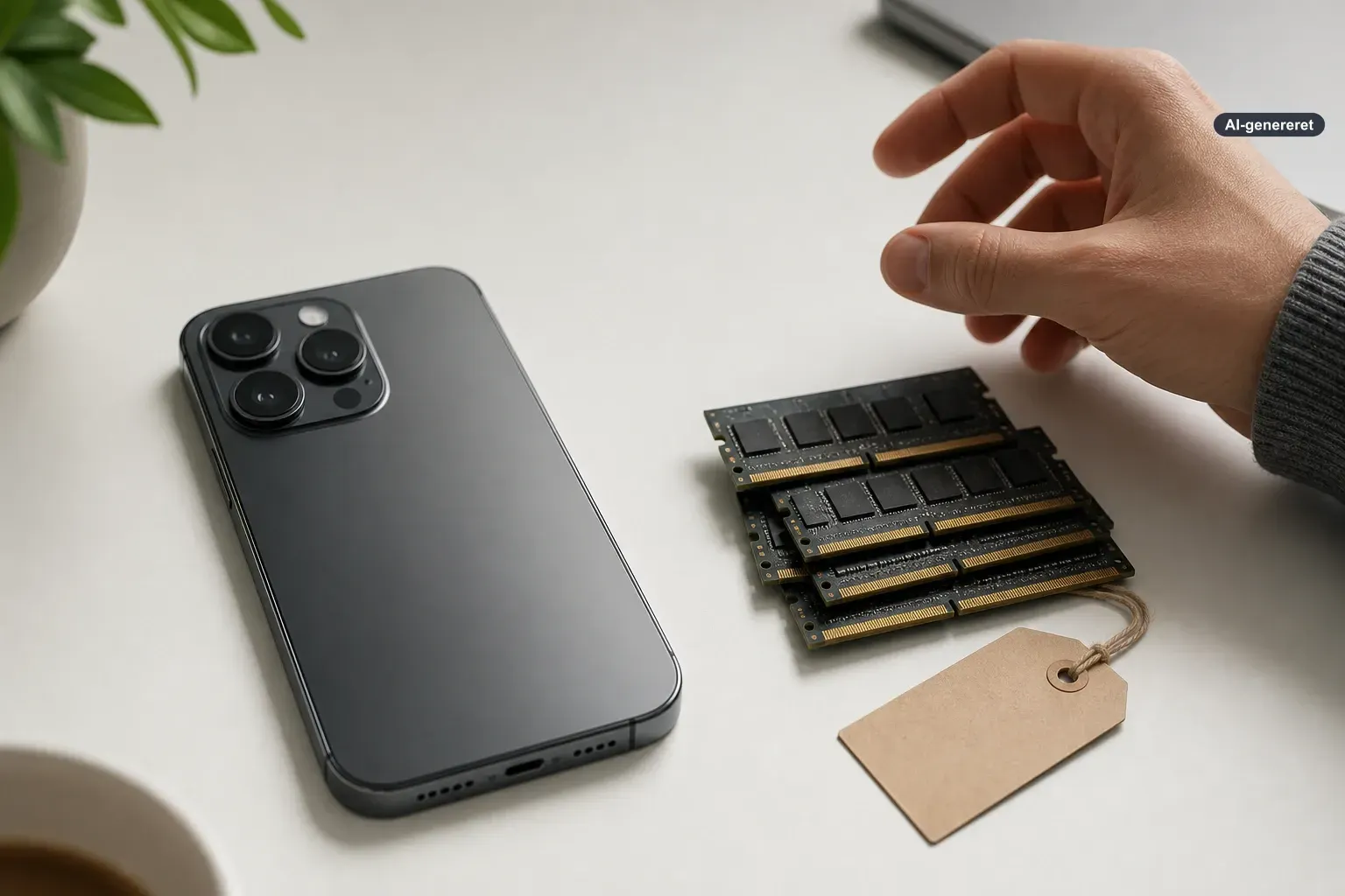 iPhone kan blive dyrere: RAM-mangel presser Apple op i pris Artikelbillede