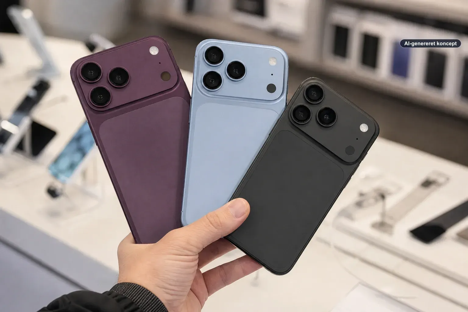 Falsk video lader som om iPhone 18 Pro Max allerede er i butikkerne Artikelbillede