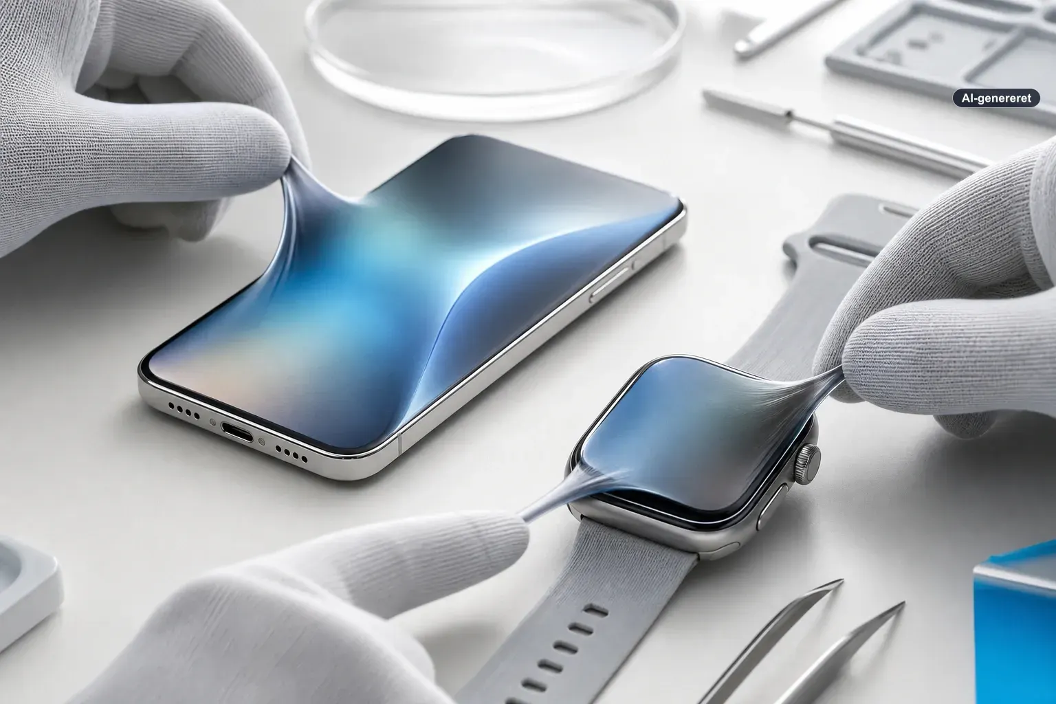 Apple arbejder på strækbare skærme – ikke kun foldbare Artikelbillede