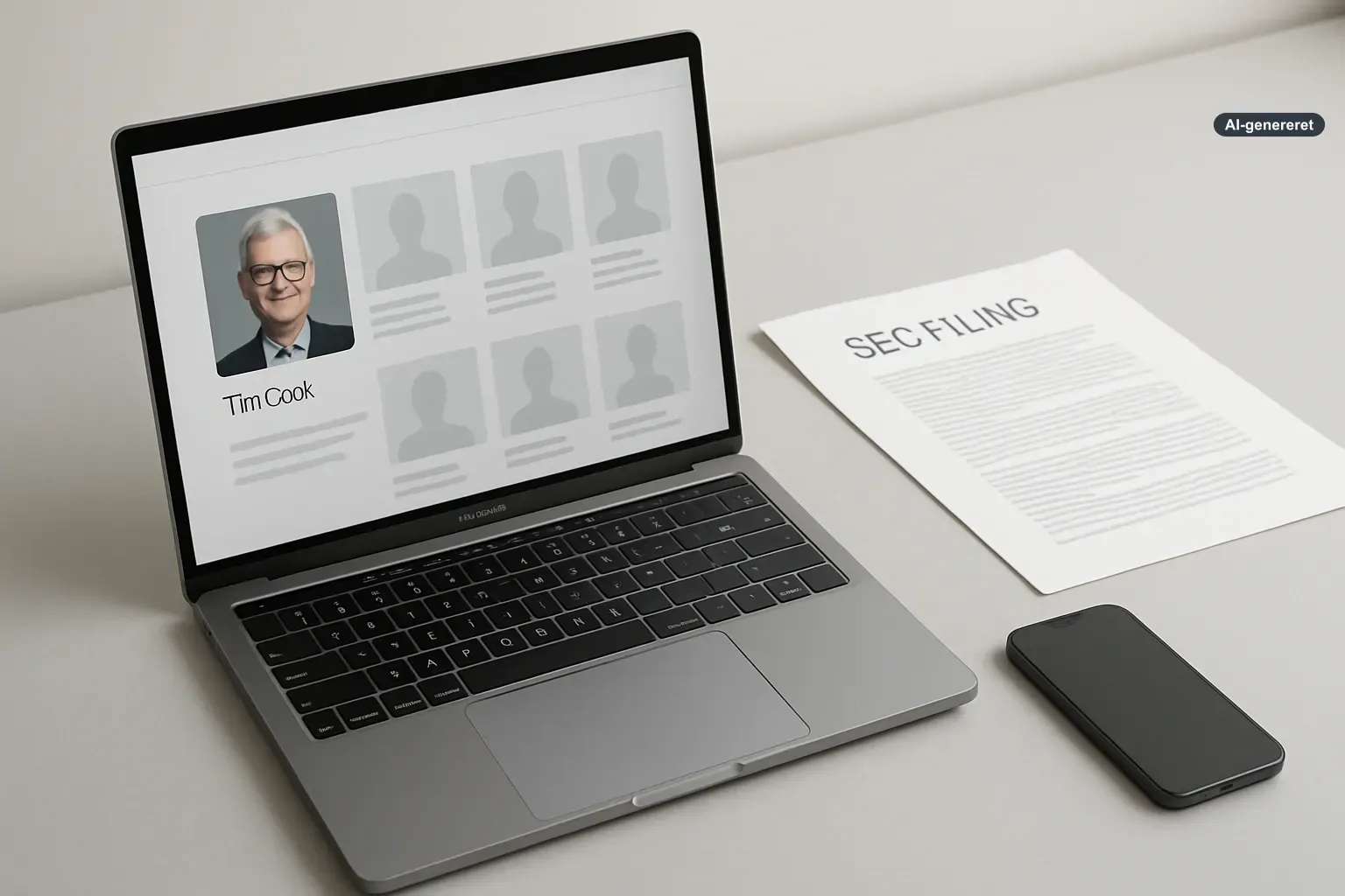Apple kalder nu Tim Cook for “Executive Chair” på ledelsessiden Artikelbillede