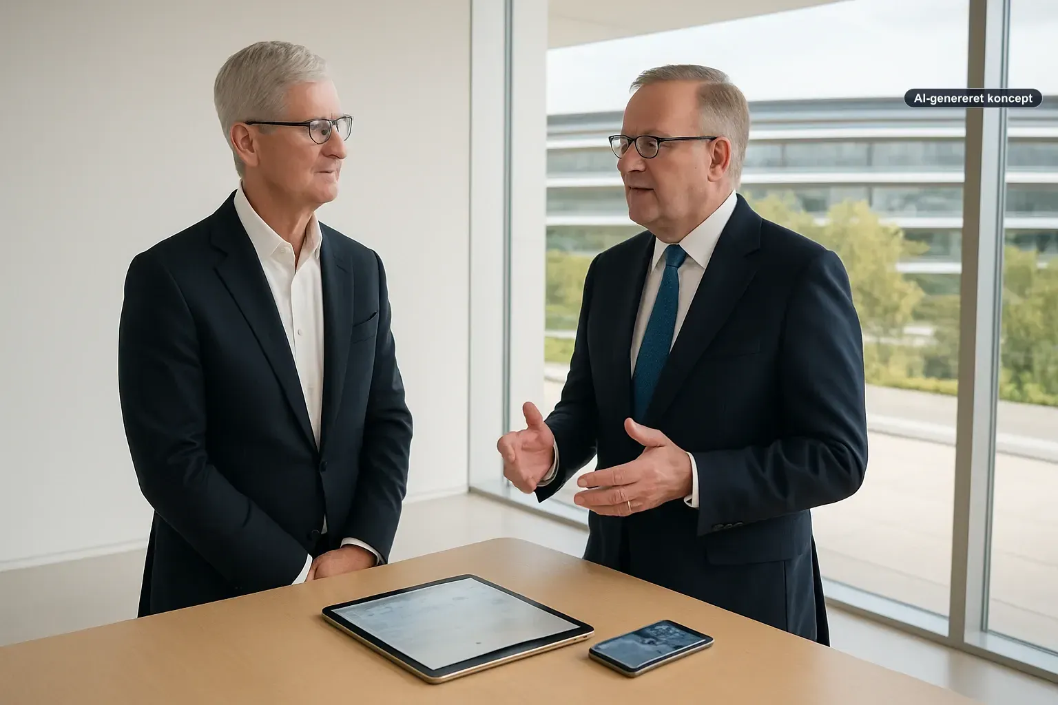 Tim Cook bakker ifølge Albanese op om Australiens sociale mediekurser Artikelbillede