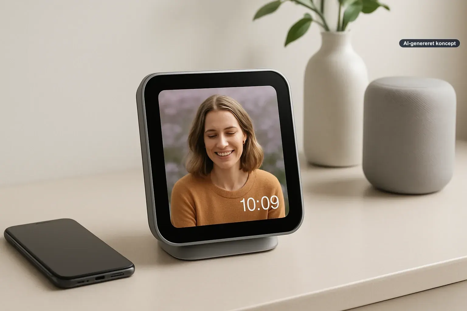Apple Home Hub ser ud til at låne foto-visning fra iPhone Duo Artikelbillede