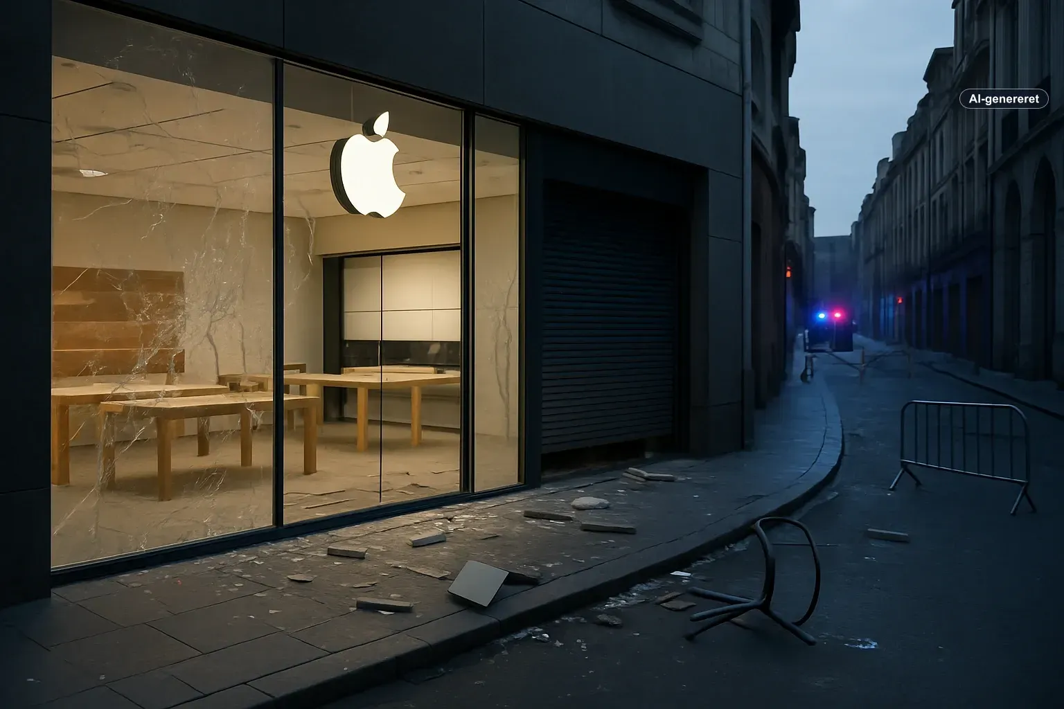 To Apple-butikker ramt af plyndring under franske protester Artikelbillede