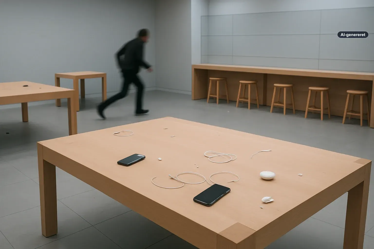Video viser Apple Store næsten tømt under uro i Frankrig Artikelbillede