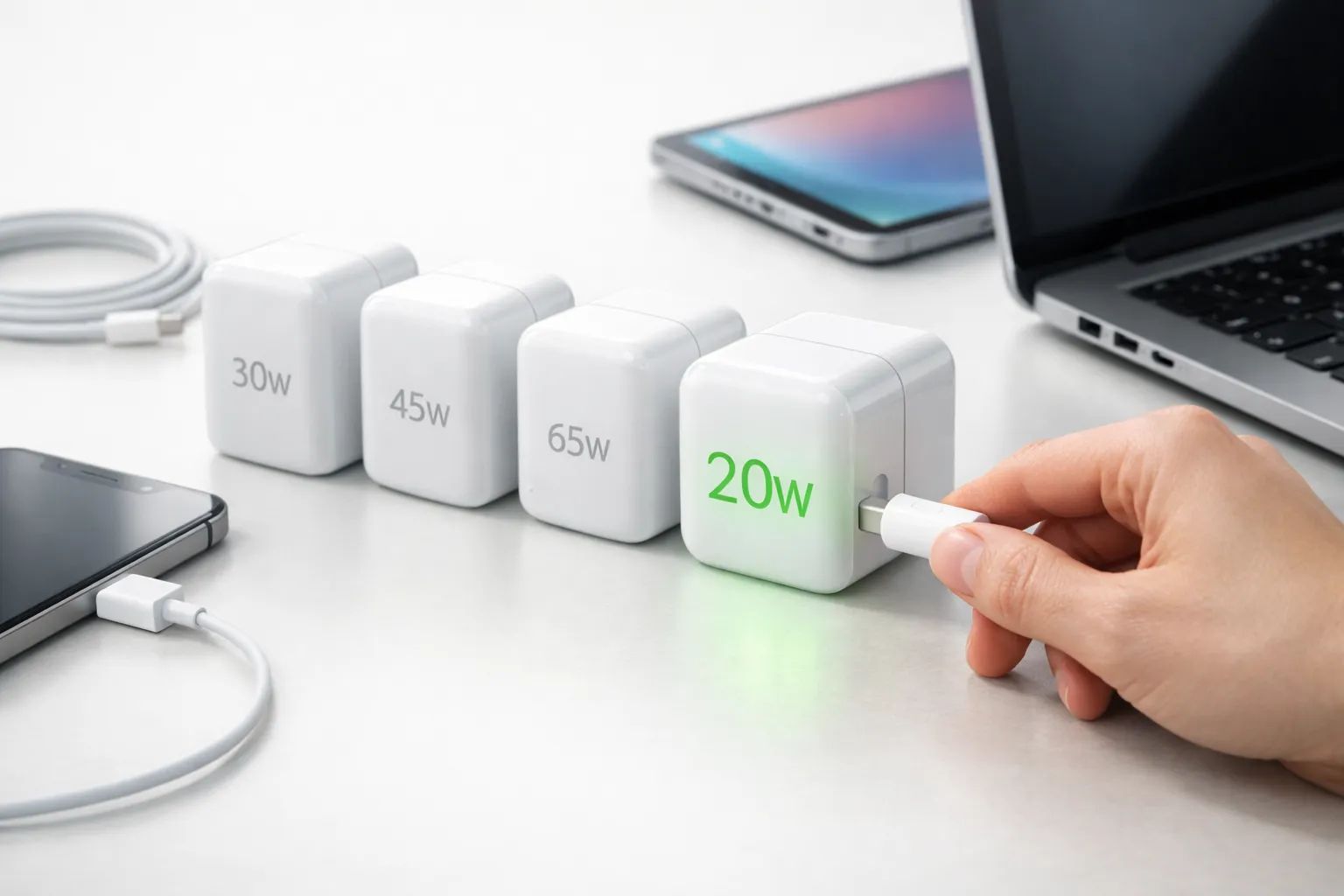 Guide: Sådan vælger du den rigtige oplader (watt) til iPhone, iPad og MacBook Post image