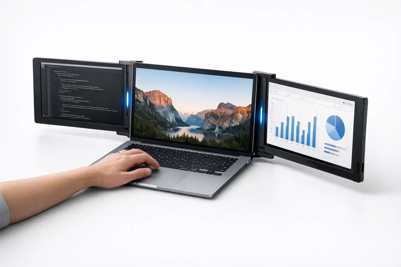 Anmeldelse: Mobile Pixels Trio 3 Pro giver MacBook to ekstra QHD-skærme på farten Post image