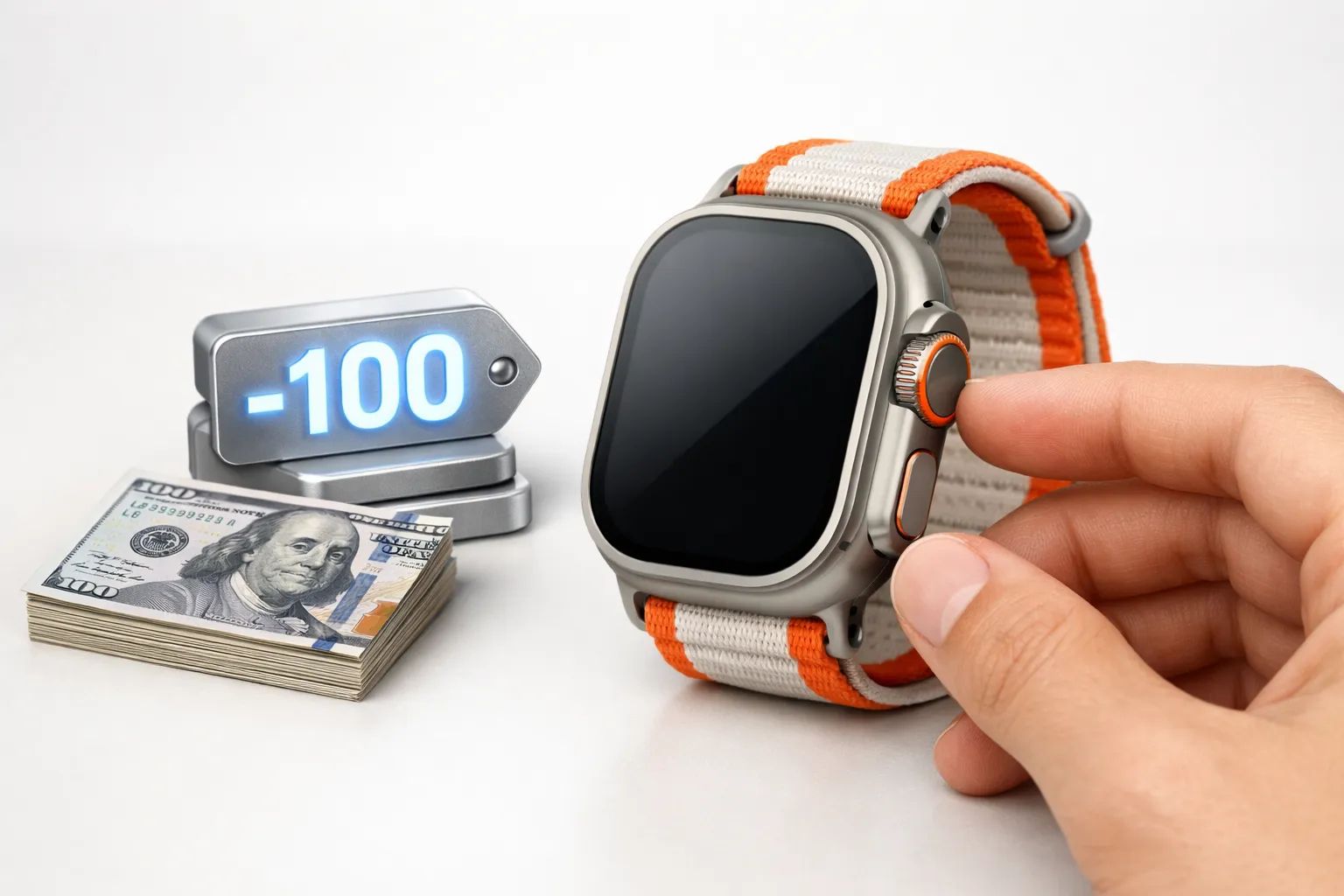 Apple Watch Ultra 3 falder 100 dollar i pris – GPS + Cellular nu til 700 dollar Post image