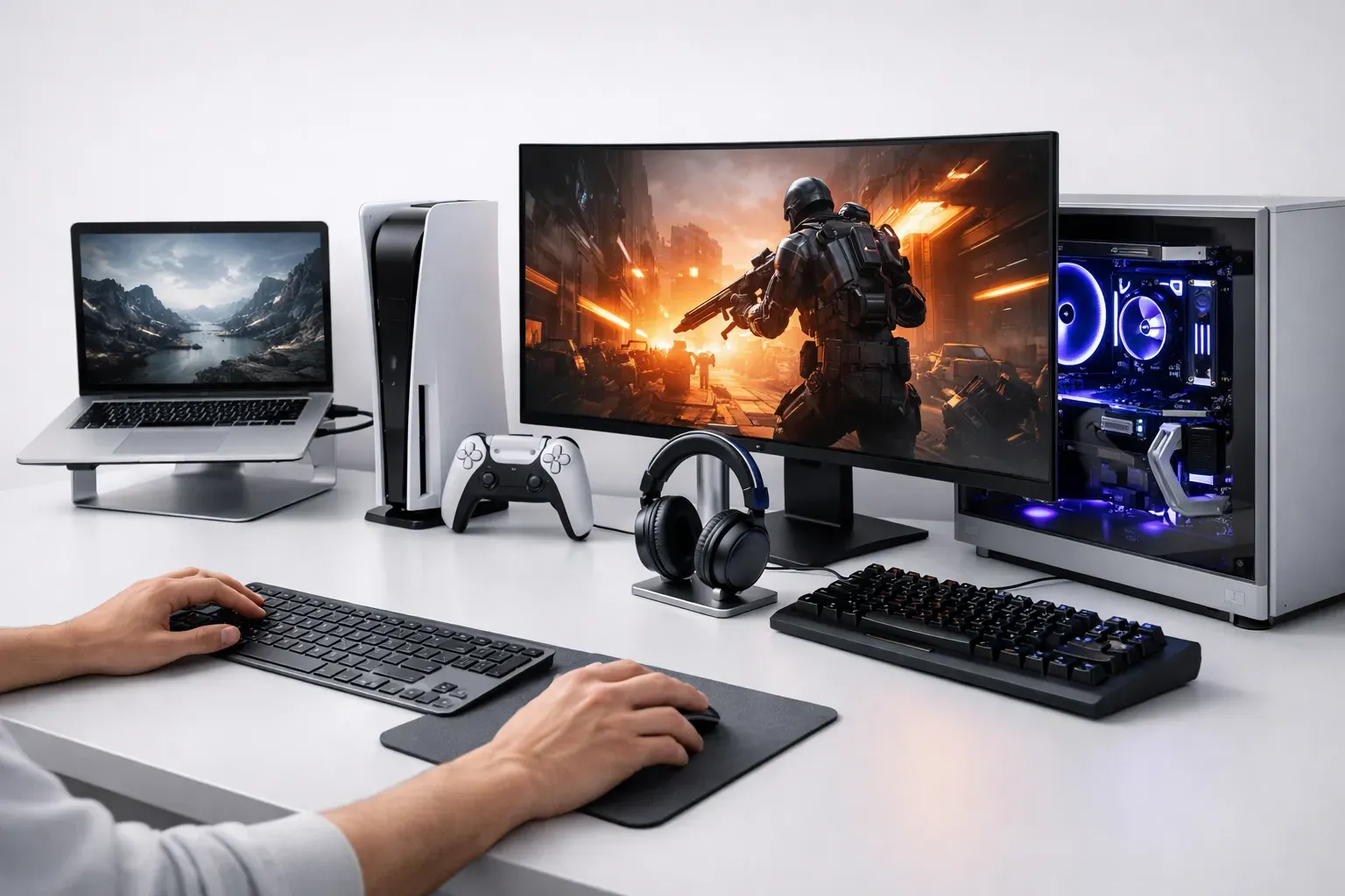 De bedste Mac-gaming setups: fra afslappet konsol-makker til seriøs battle station Post feature image