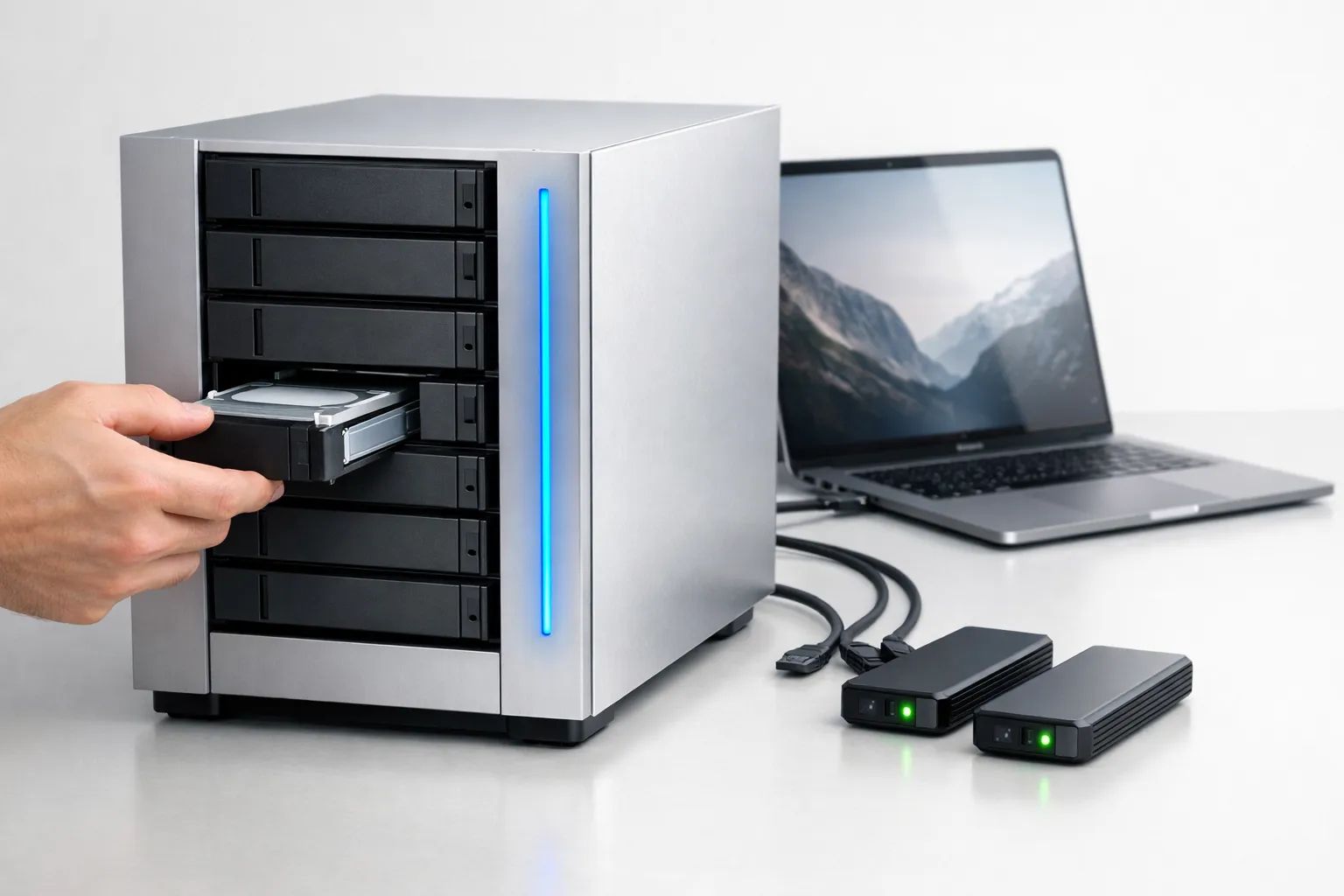LaCie 8Big Pro5 testes: Enorm kapacitet møder Thunderbolt 5-hastighed Post feature image