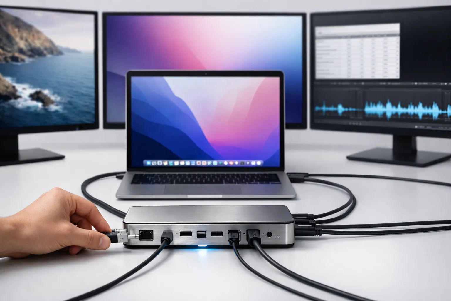 Kensington SD5900T EQ: Dock med Thunderbolt og DisplayLink lover op til fire skærme på Mac Post image