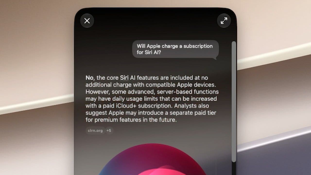Bloomberg: Bedre Siri AI kan bane vej for abonnement Artikelbillede