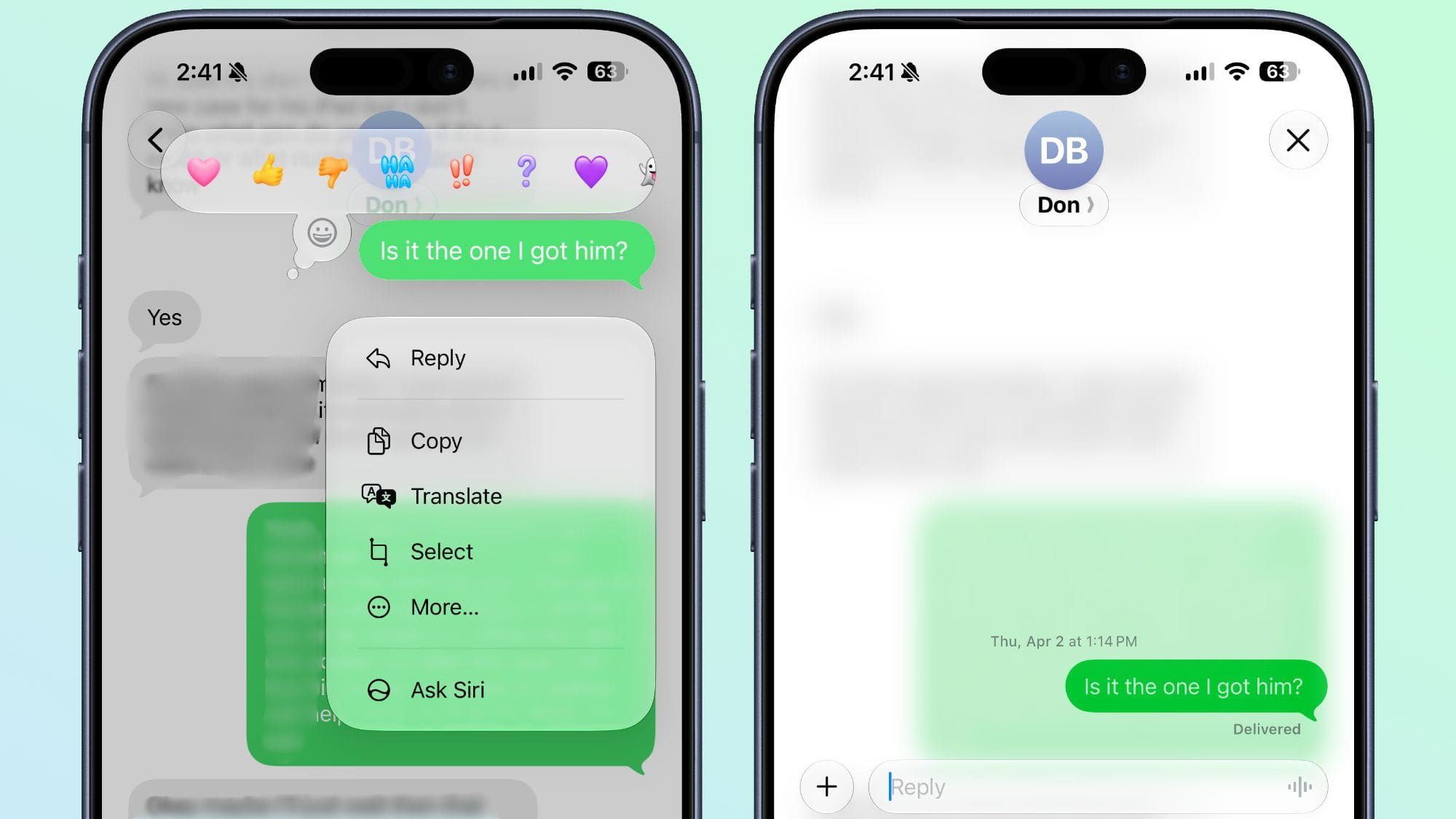 iOS 27 beta 2 giver direkte svar i RCS-chats mellem iPhone og Android Artikelbillede