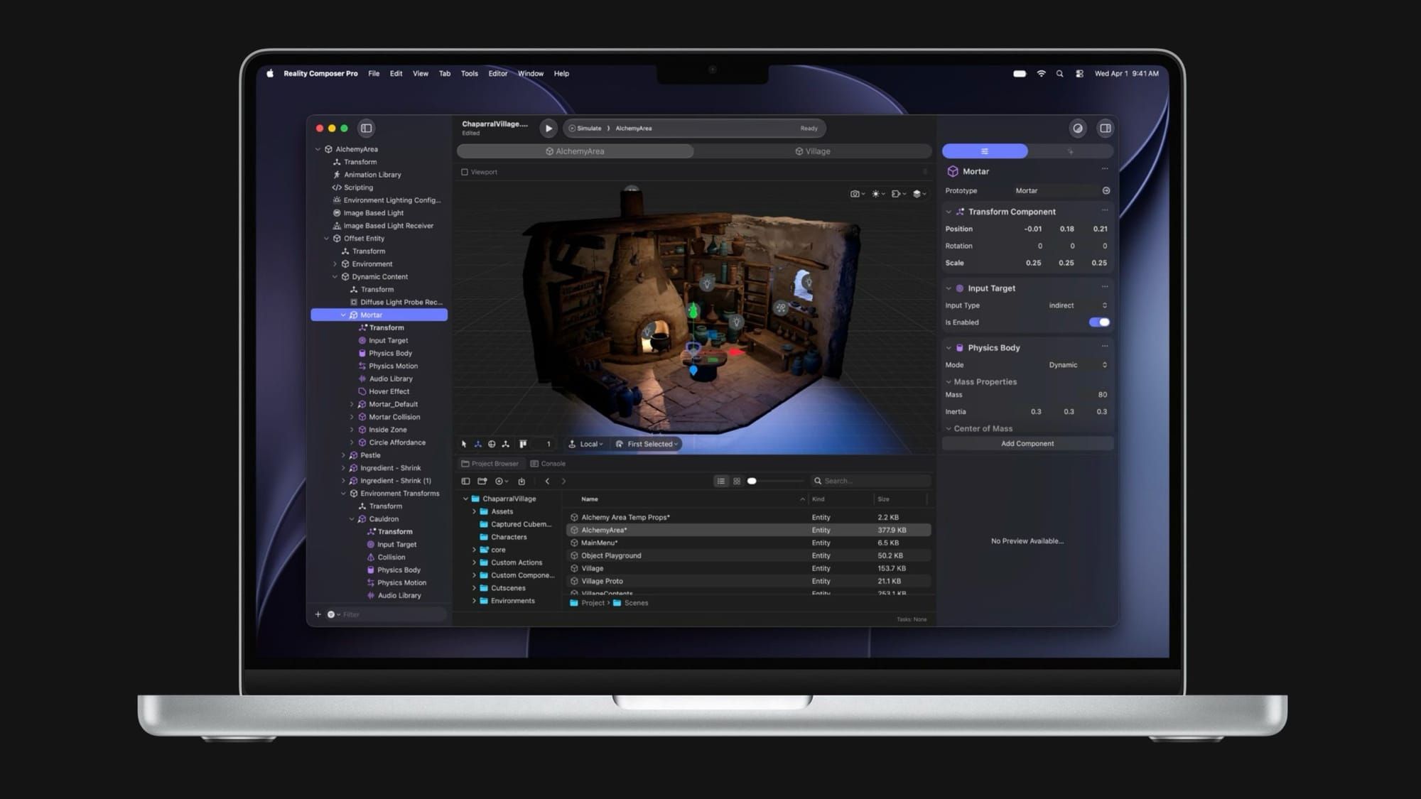 Apple Reality Composer Pro 3 afslører spor af det lukkede spilprojekt The Machinery Artikelbillede