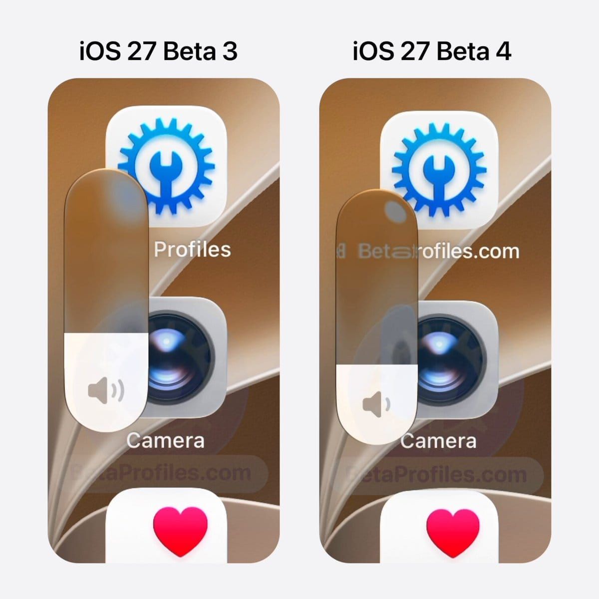iOS 27 beta 4 gør Liquid Glass-lydstyrken mere gennemsigtig Artikelbillede