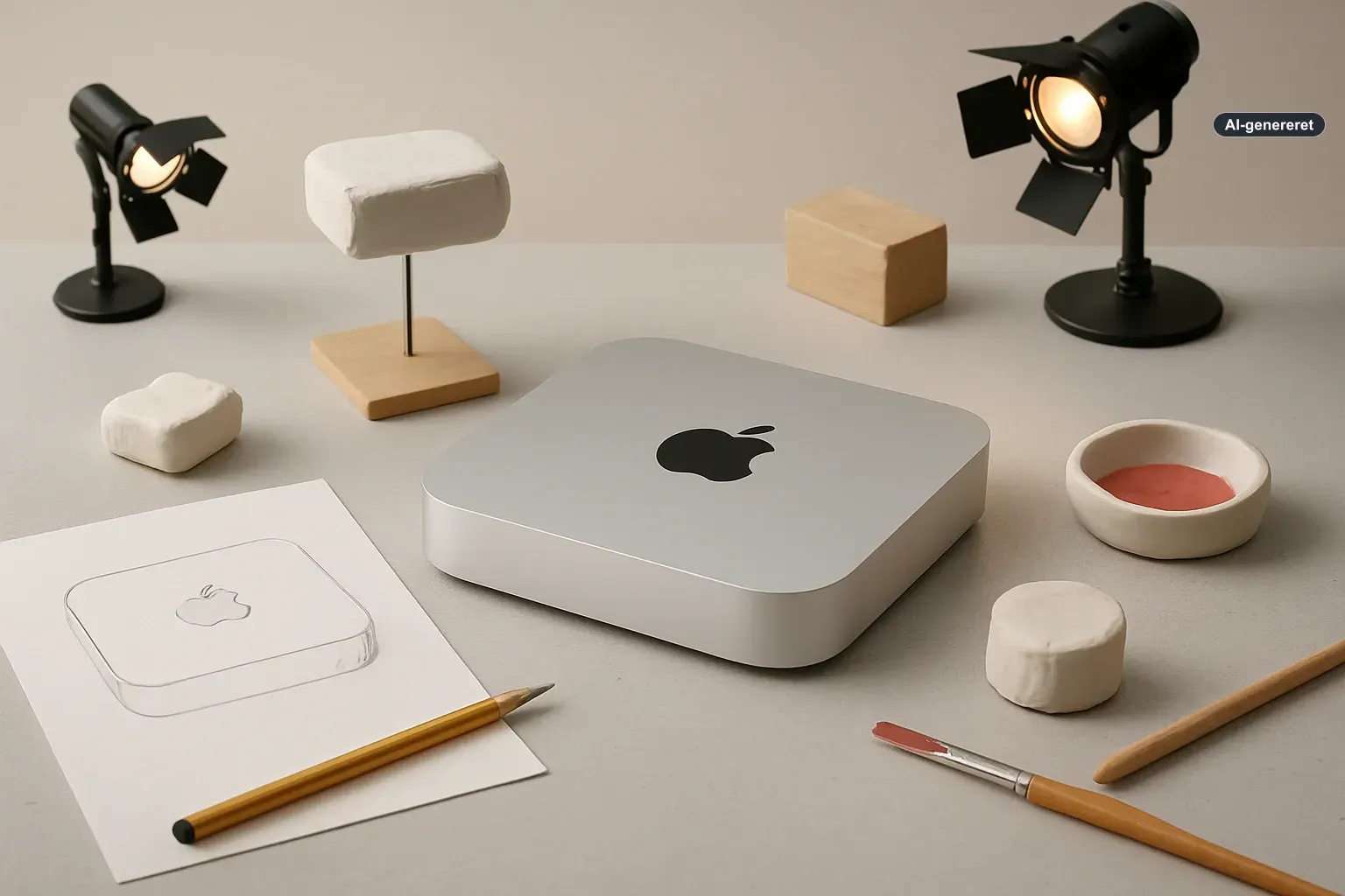 Apple viser, hvordan den nye Mac mini M6-reklame blev skabt Artikelbillede