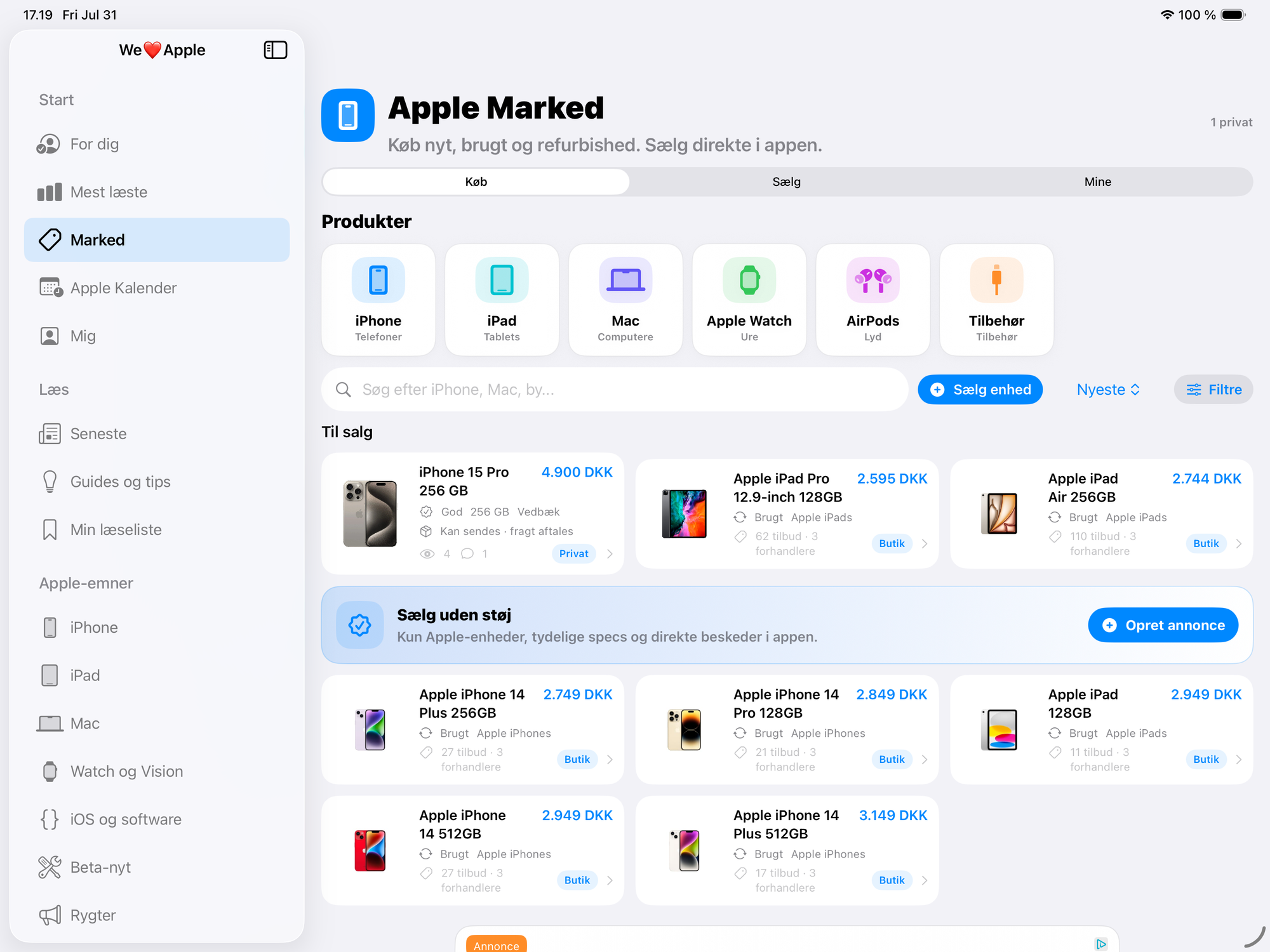 WeLoveApple 1.1.0 er live – vores største opdatering til dato Artikelbillede