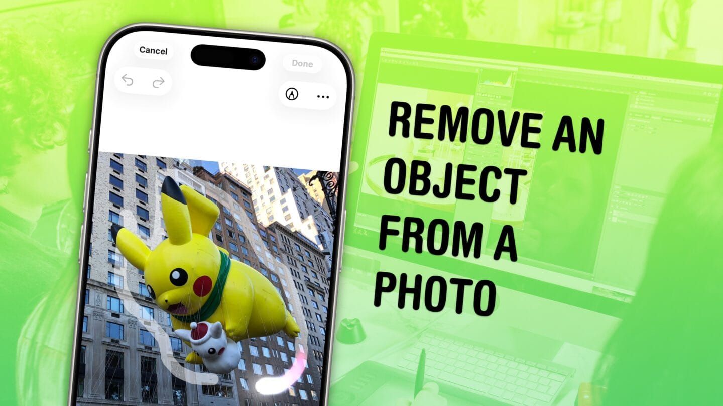 Sådan fjerner du et objekt fra et foto med Apple Intelligence (Image Clean Up) Artikelbillede