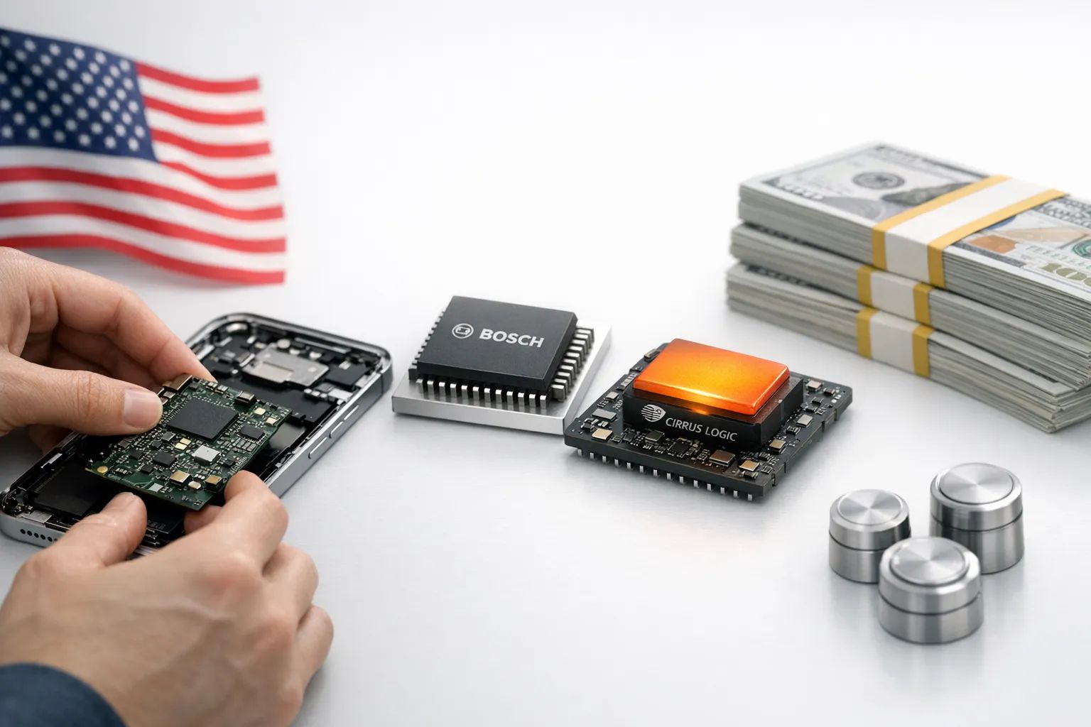 Apple udvider amerikansk industriprogram: Bosch og Cirrus Logic ind – 400 mio. dollar på vej Post image
