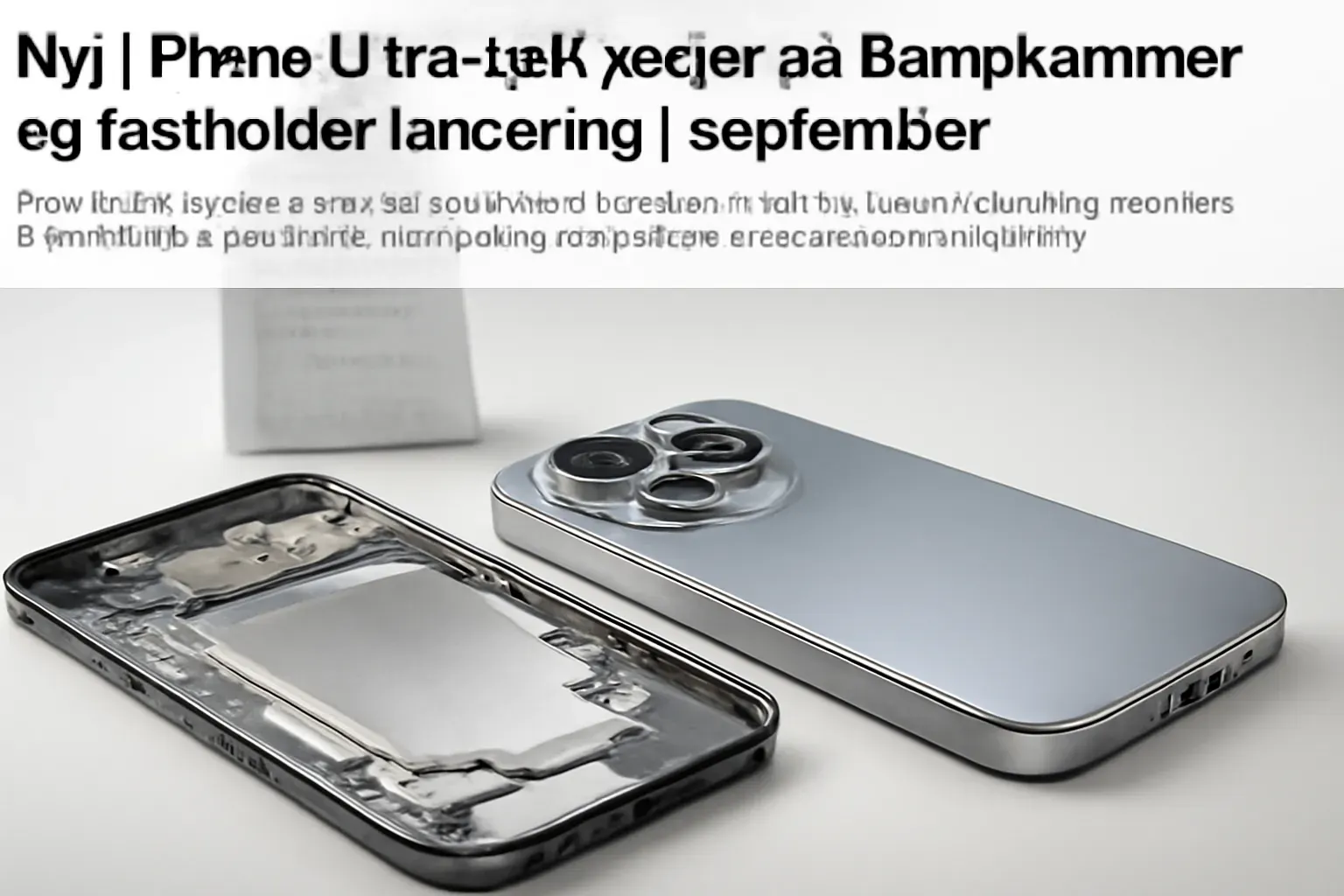 Nyt iPhone Ultra-læk peger på dampkammer og fastholder lancering i september Post image