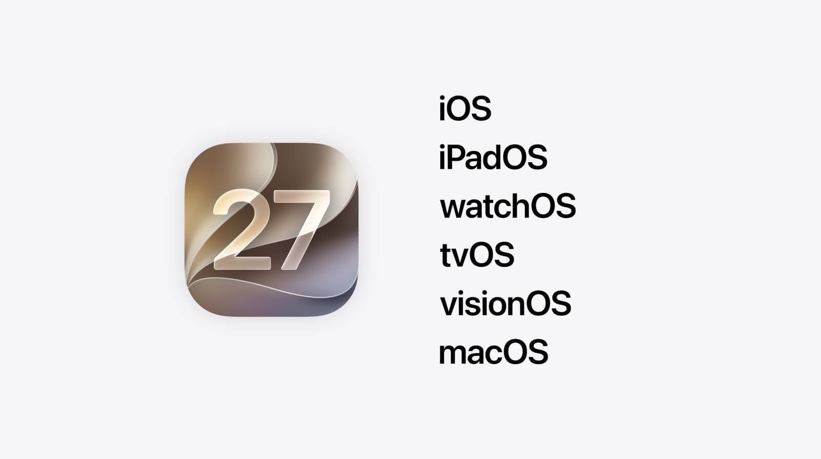 Apple har frigivet de første iOS 27-, iPadOS 27- og macOS 27-betaer Artikelbillede