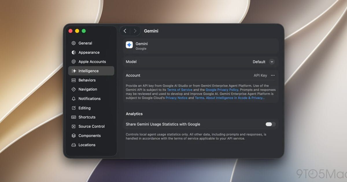 Xcode 27 får indbygget Gemini til kodearbejde Artikelbillede