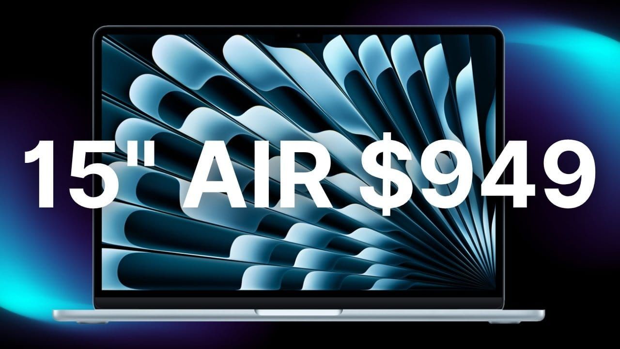 MacBook Air 15" M4 til 949 dollar: køb nu, hvis du vil have mest skærm for pengene Artikelbillede