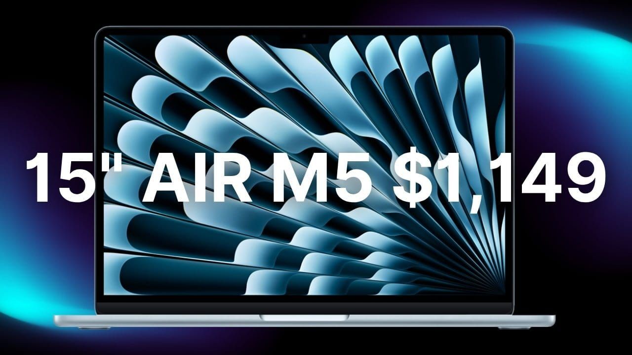 Skal du slå til nu? 15-tommer MacBook Air M5 til 1.149 dollar er ved at blive udsolgt Artikelbillede