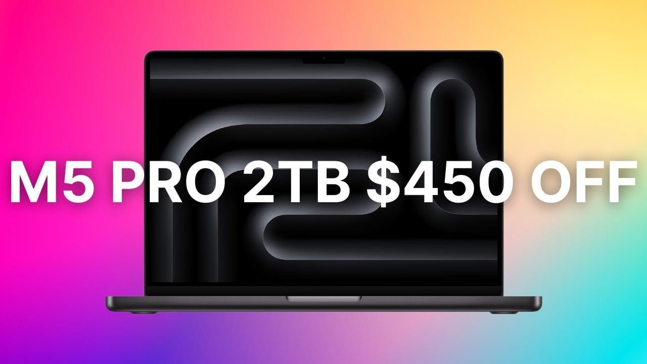Skal du købe M5 Pro MacBook Pro 14" med 2TB nu? 450 dollar i rabat gør forskellen Artikelbillede