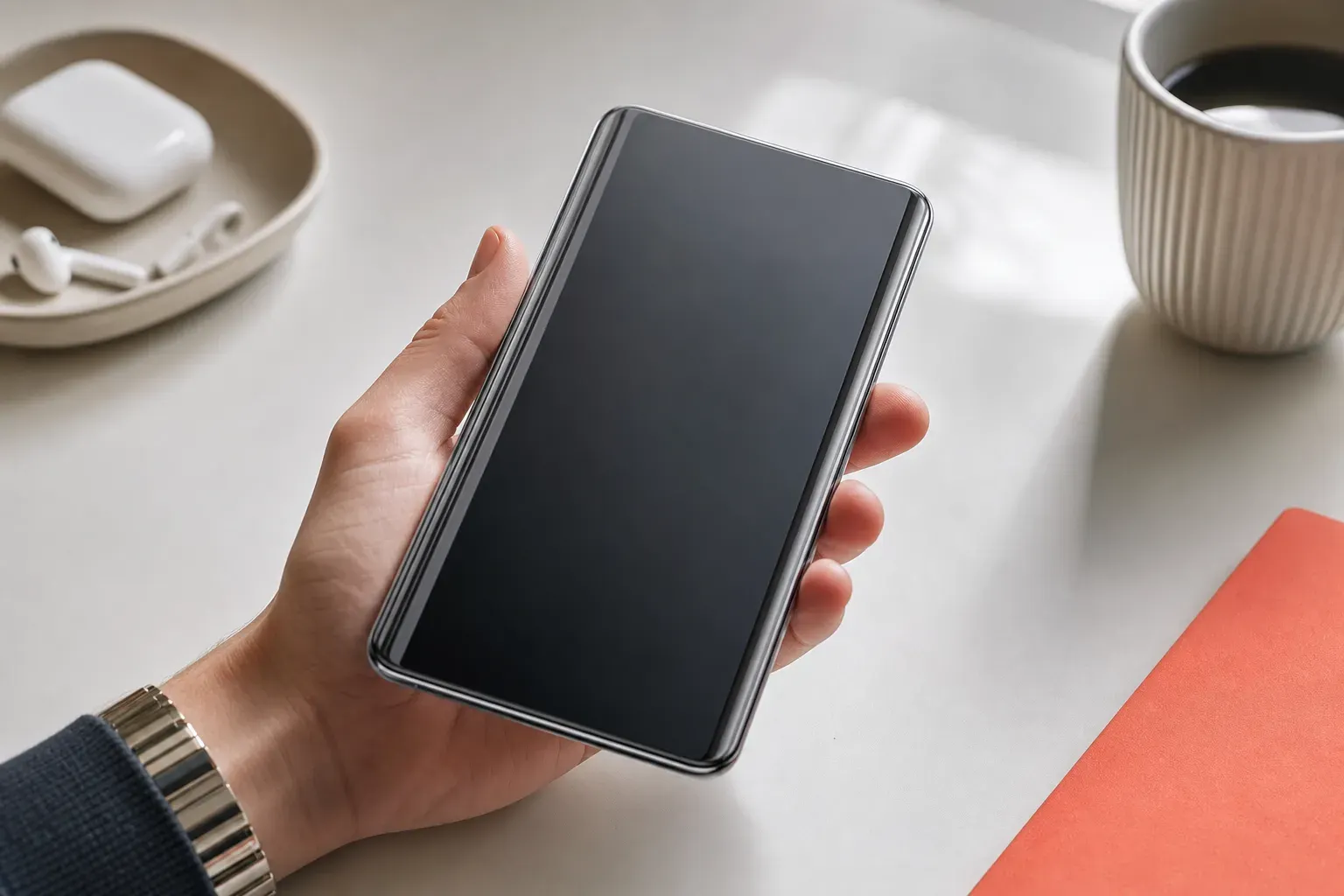 Apple tester 7-tommer iPhone med fire buede kanter og skjult Face ID Artikelbillede