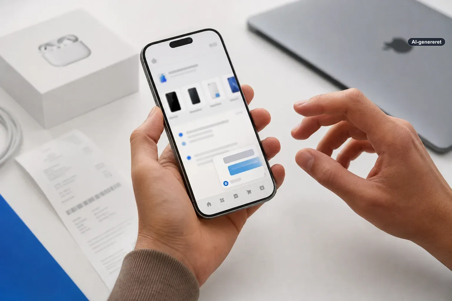 Apple Store-appen tester ny AI-shoppingassistent på iPhone Artikelbillede