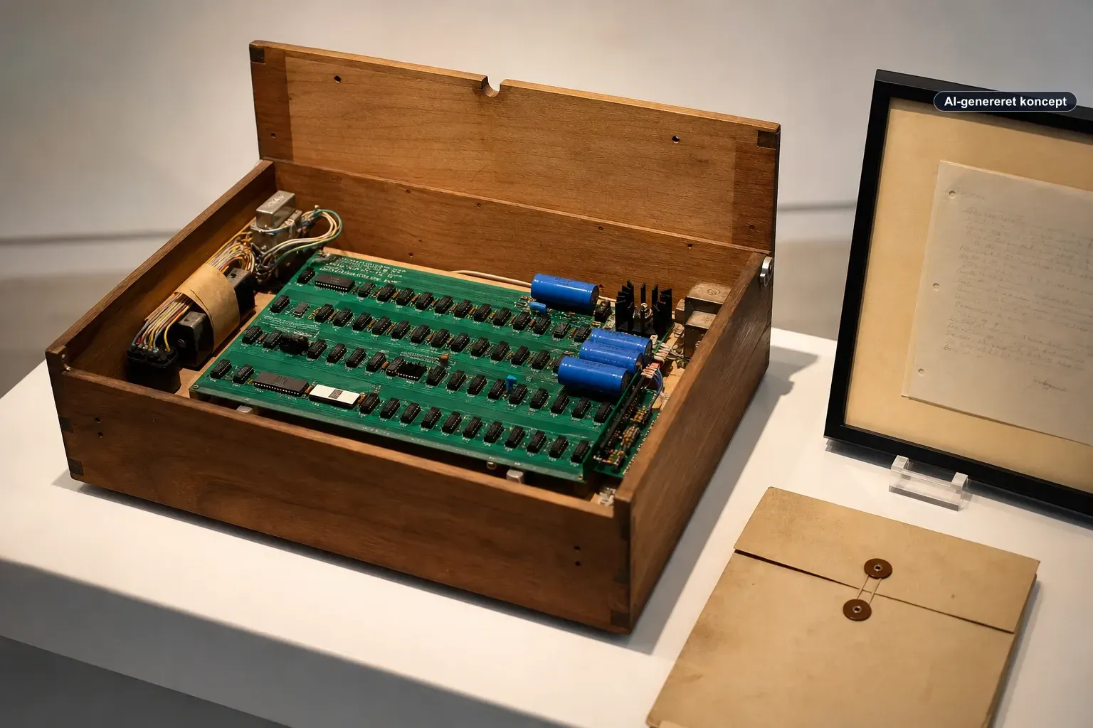 Sjælden Apple I med Woz-signatur og Jobs-brev skal på turné før auktion Artikelbillede