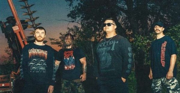 Bam Margera listens to Sanguisugabogg