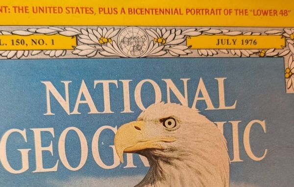 top third of cover of national geographic magazine July 1976