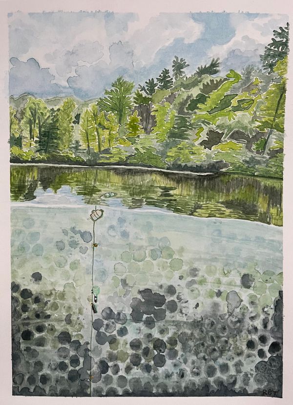 Watercolor brings new truths out of my climate research