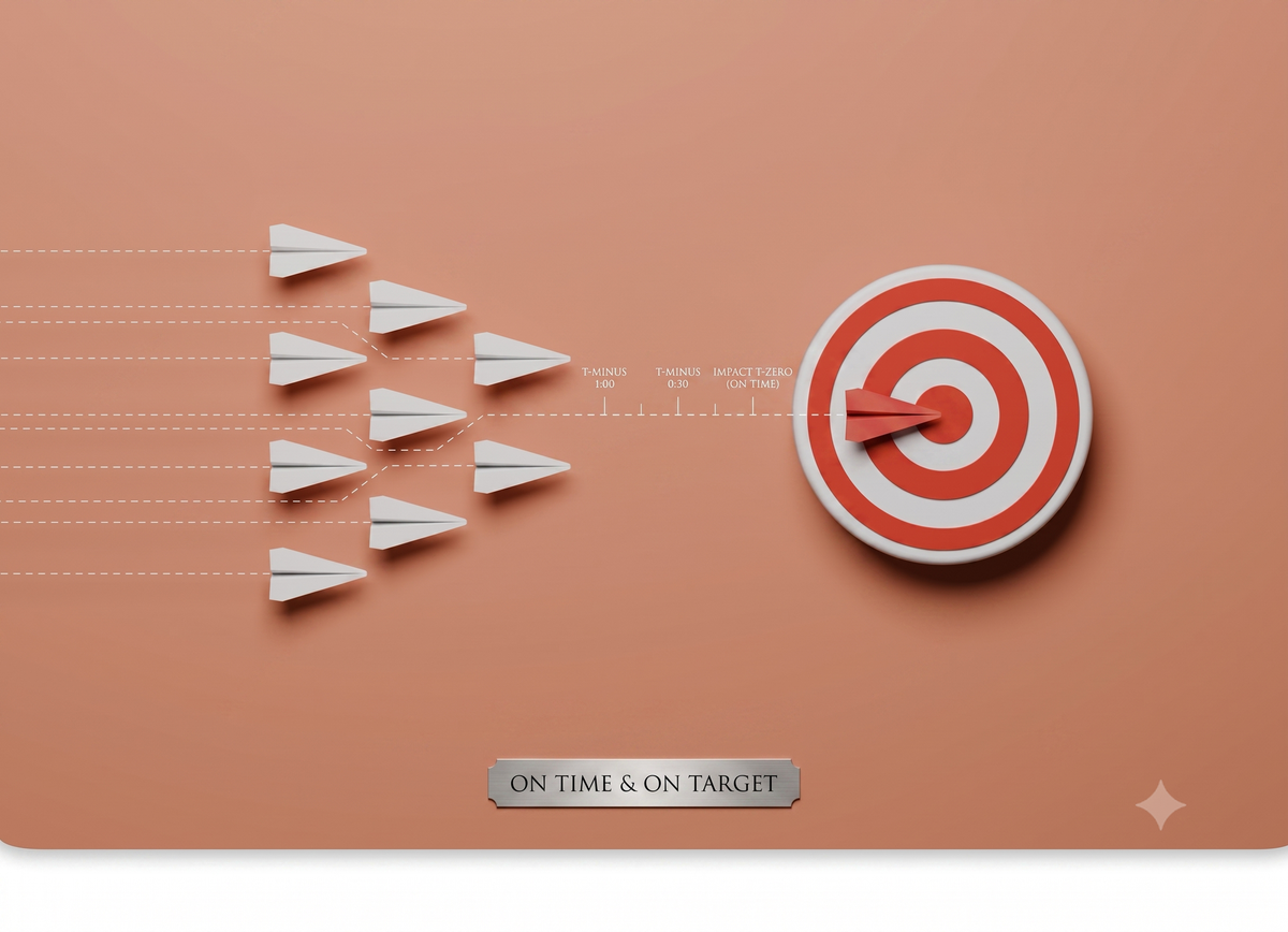7/6/2026 TOTD: En Tiempo, En Loco, Numquam Deesset (Latin for On Time, On Target, Never Miss)