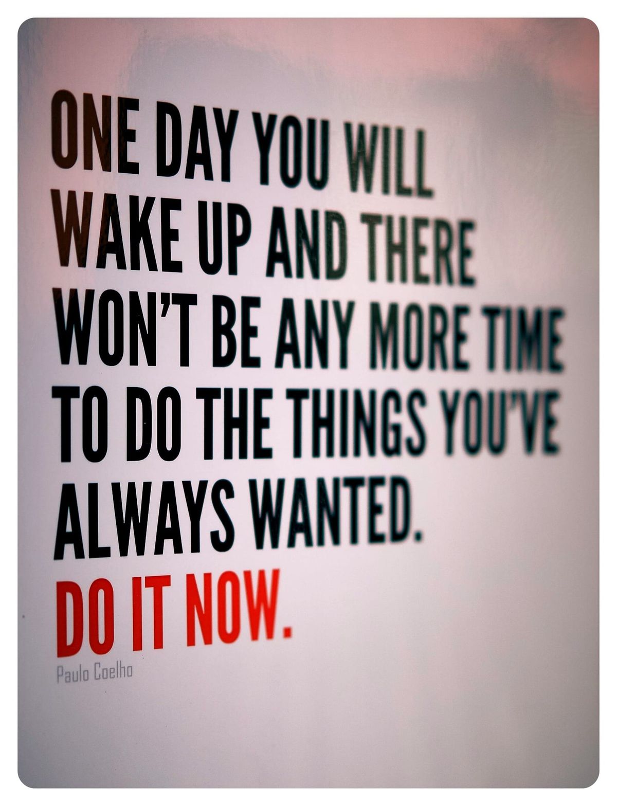 8/6/2026 TOTD (B): Excuse #3, I'll Find Time Later