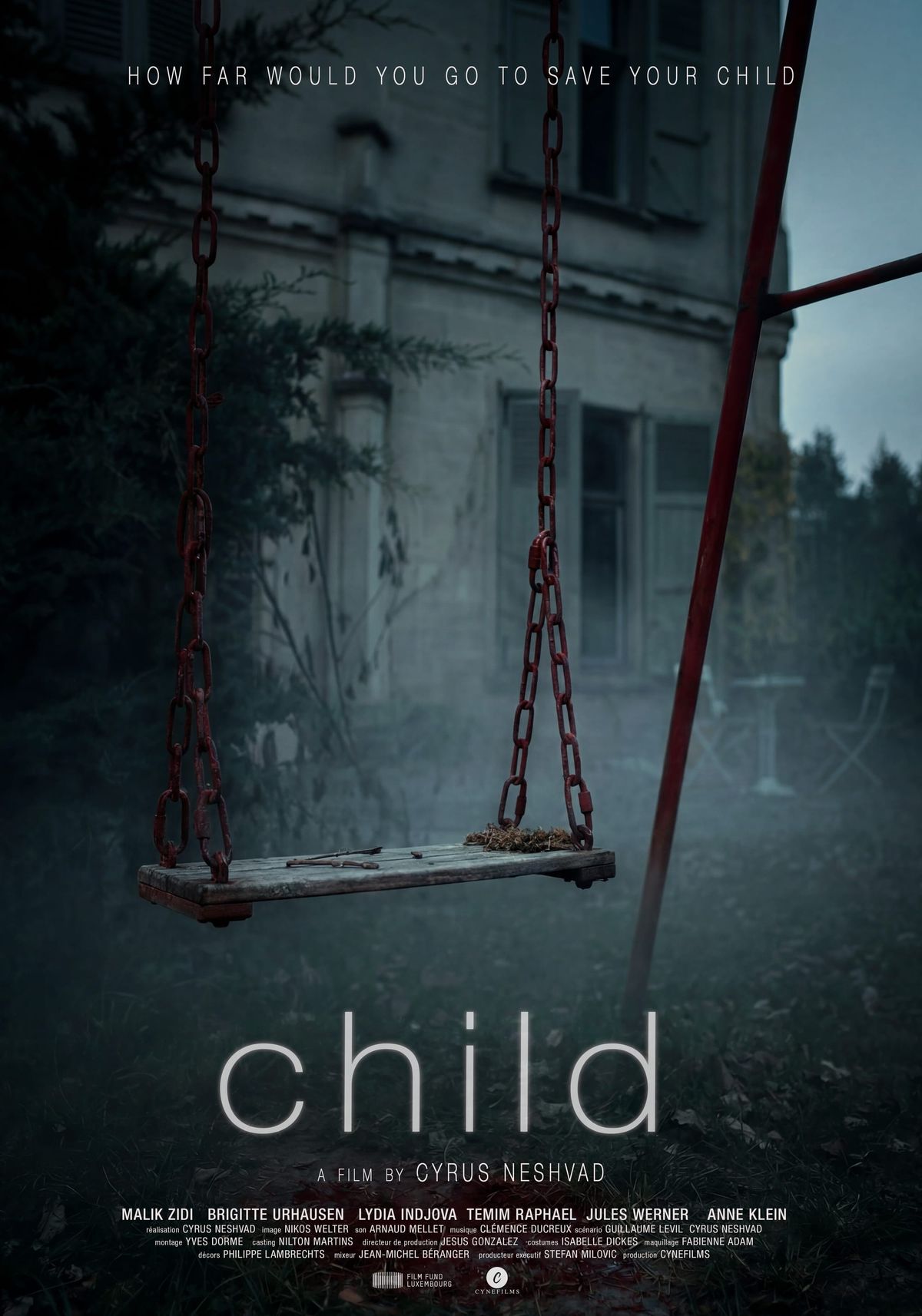 Brigitte Urhausen and Malik Zidi as desperate parents in Cyrus Neshvad's Child