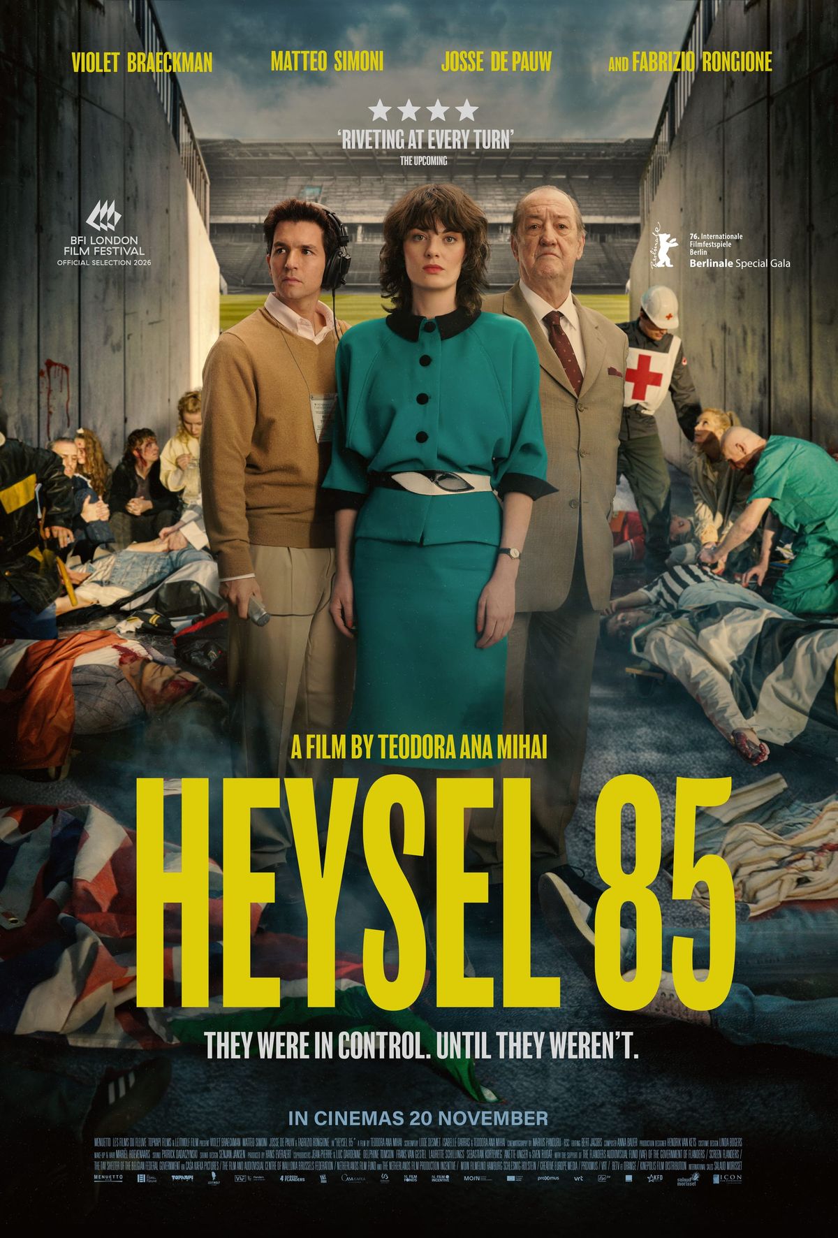 Poster for Heysel 85 (2026) by Teodora Ana Mihai