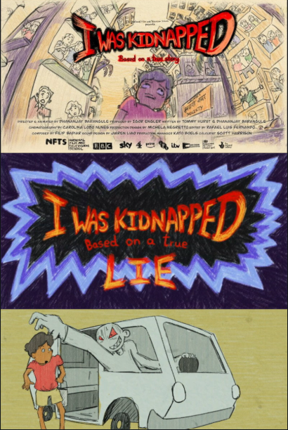 A still from Dhananjay Barangule's animated short I Was Kidnapped