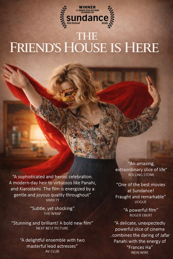 Mahshad Bahram and Hana Mana as Pari and Hanna in The Friend's House Is Here