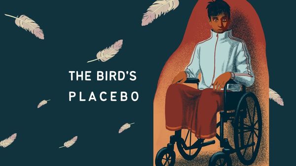 A still from Rami Jarboui's animated short The Bird's Placebo