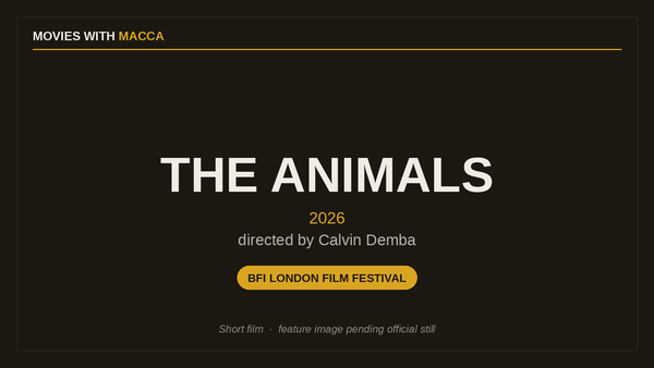 Nathalie Emmanuel and George MacKay in Calvin Demba's The Animals